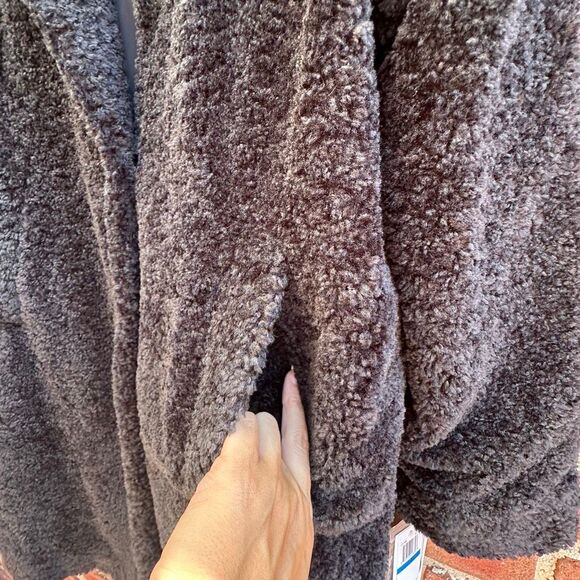 Jane Post $795 Curly Lamb Jane Coat black womens XL NWT - Picture 7 of 14